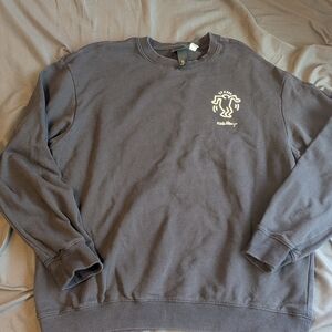 H&M x Keith Haring Sweatshirt - Navy Blue